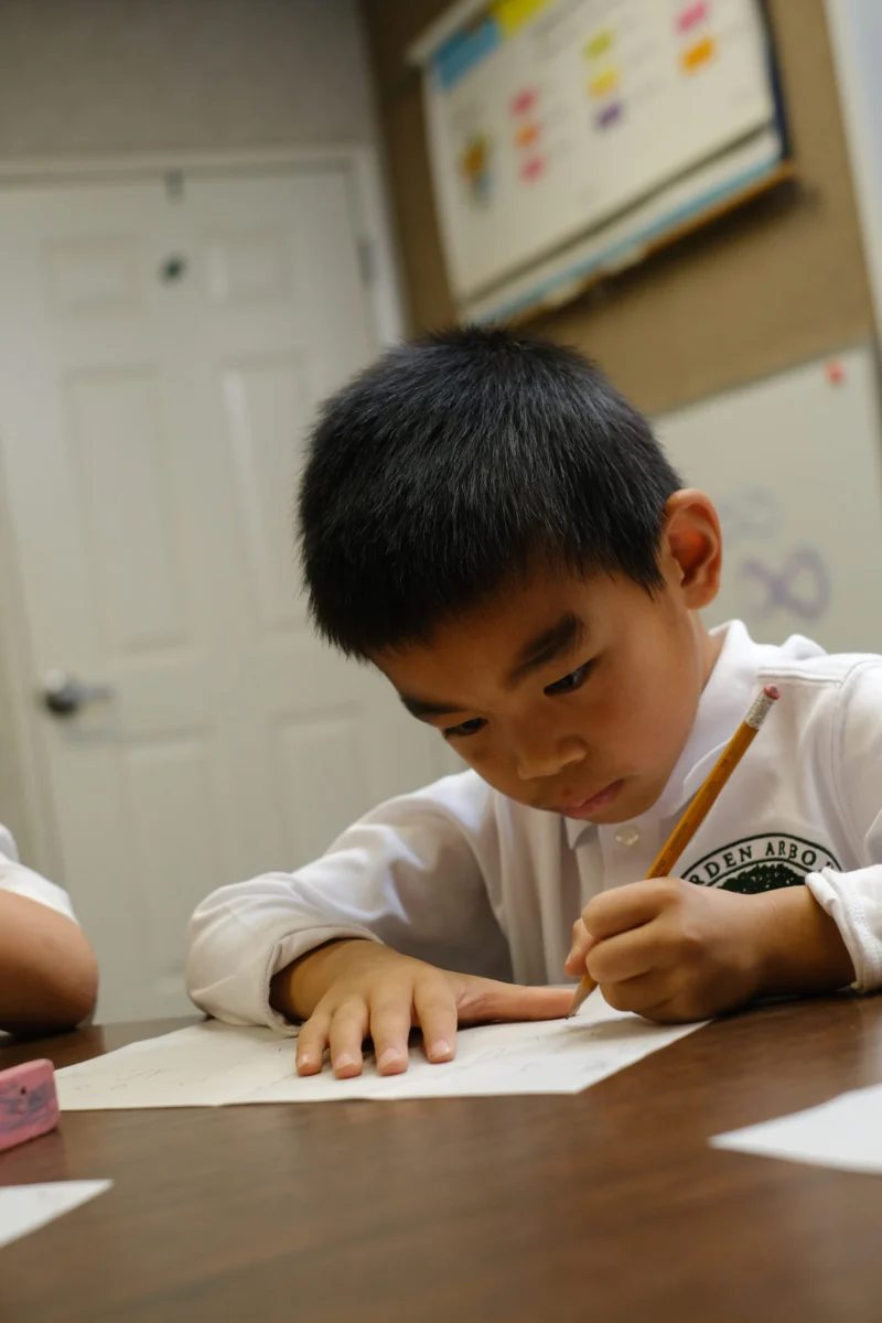 A Carden second grader