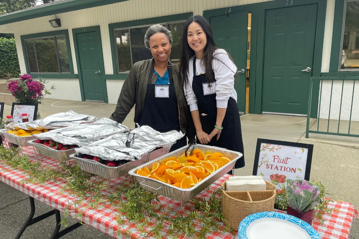 Carden Arbor View community members at a school event