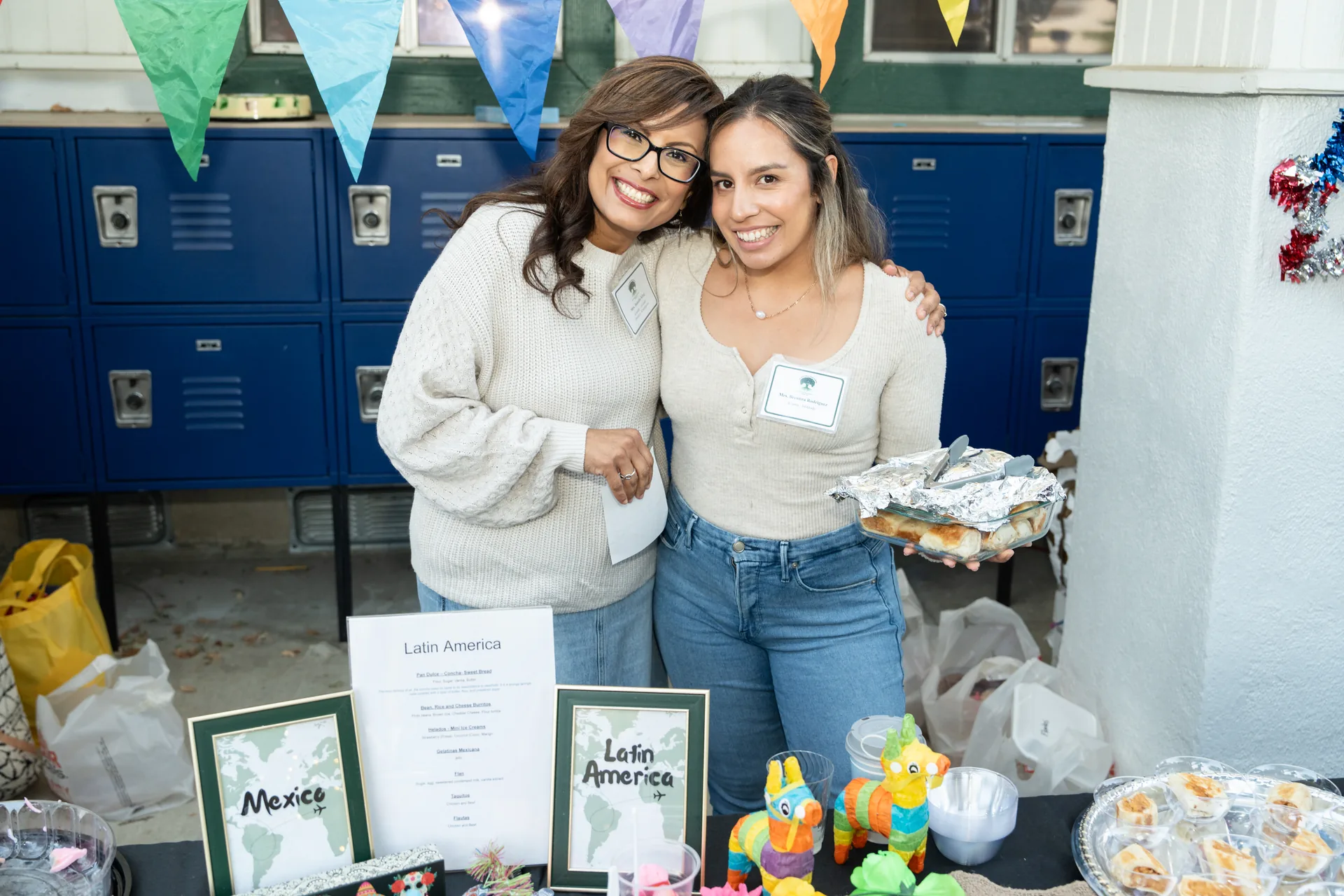 Carden parents volunteering at a school event