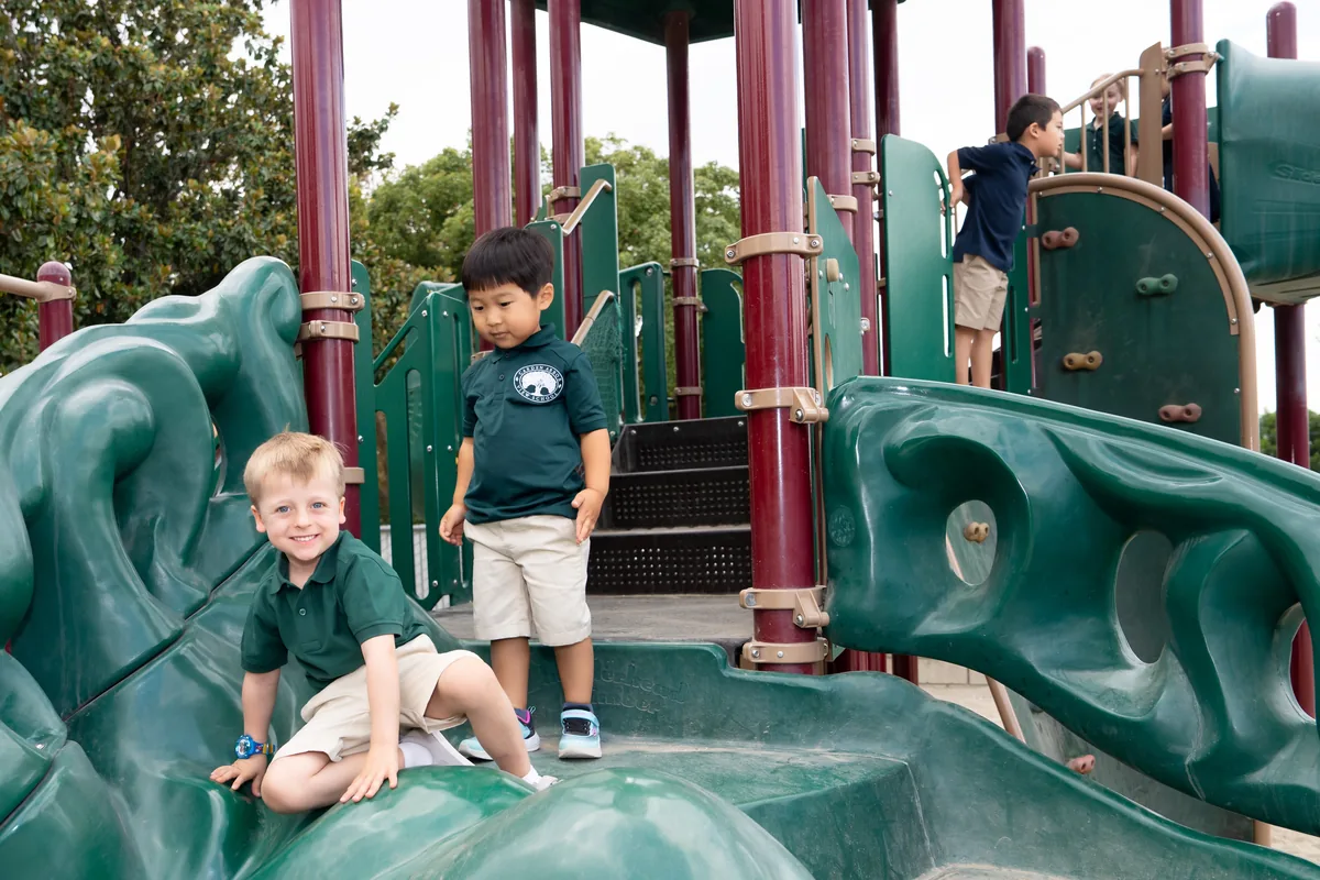 Carden students on the playground