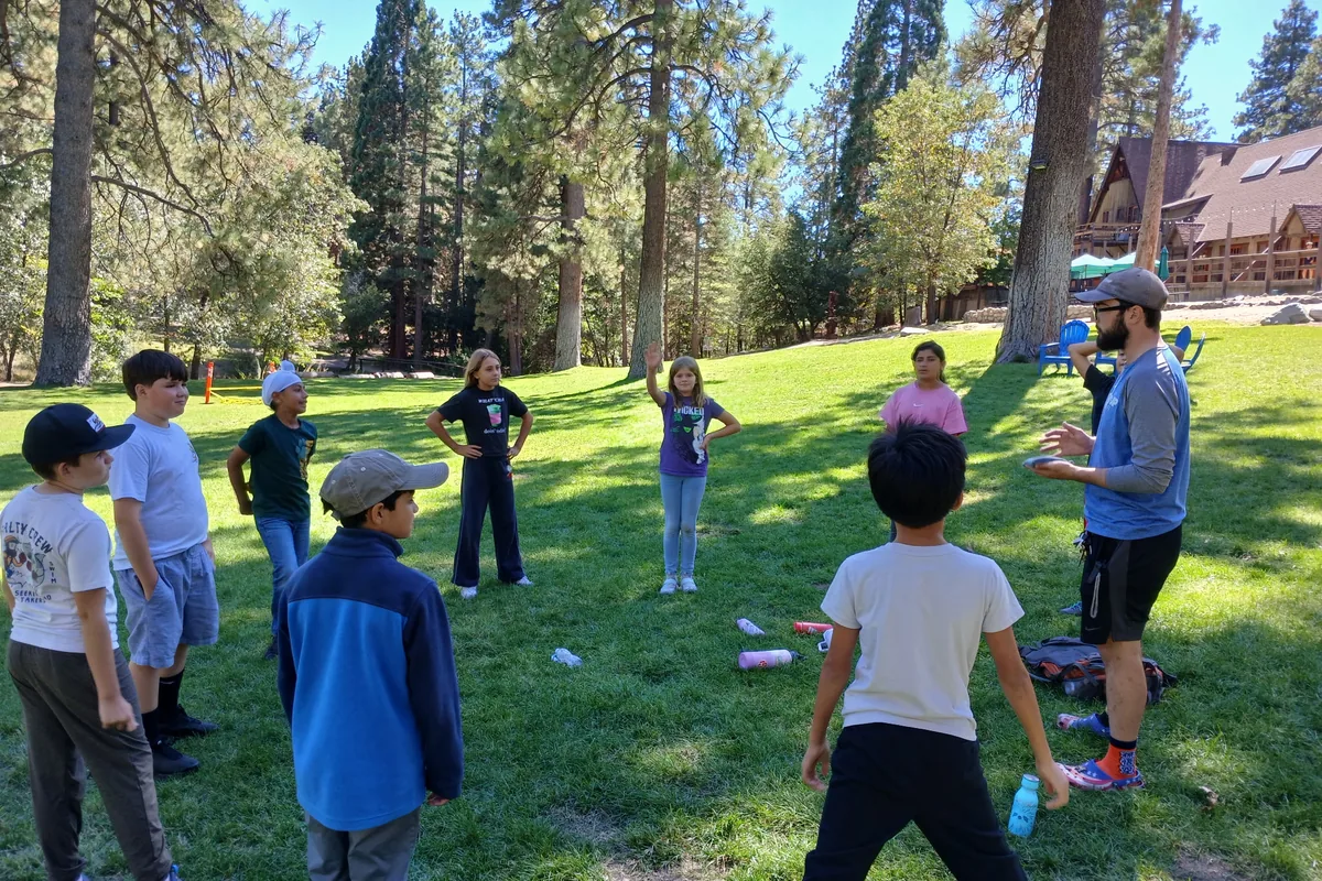 Carden fifth graders at Astrocamp in Idyllwild